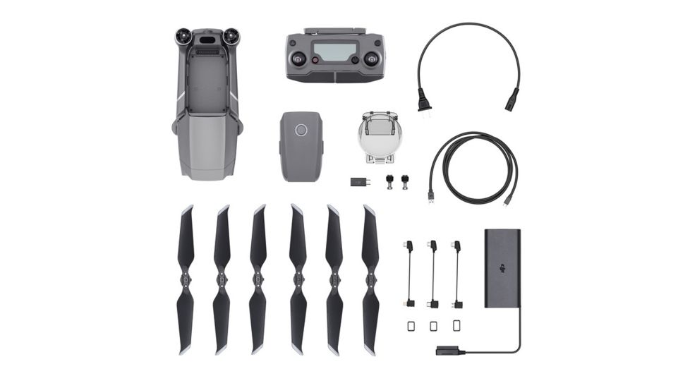 DJI Innovations Mavic 2 Pro Drone w/ Hasselblad L1D-20c Camera and 20 MP 1in CMOS Sensor, Adjustable Aperture f/2.8 - f/11, 10-bit Dlog-M, 10-bit HDR Video, CP.MA.00000019.01