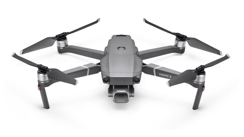 DJI Innovations Mavic 2 Pro Drone w/ Hasselblad L1D-20c Camera and 20 MP 1in CMOS Sensor, Adjustable Aperture f/2.8 - f/11, 10-bit Dlog-M, 10-bit HDR Video, CP.MA.00000019.01