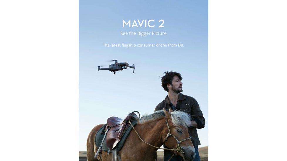 DJI Innovations Mavic 2 Pro Drone w/ Hasselblad L1D-20c Camera and 20 MP 1in CMOS Sensor, Adjustable Aperture f/2.8 - f/11, 10-bit Dlog-M, 10-bit HDR Video, CP.MA.00000019.01