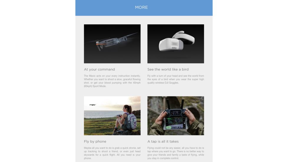 DJI Innovations Mavic Pro Drone, CP.PT.000500