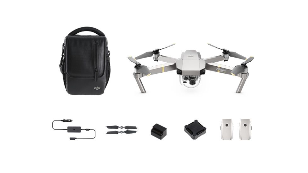 DJI Innovations Mavic Pro Drone w/ Fly More Combo, CP.PT.000642