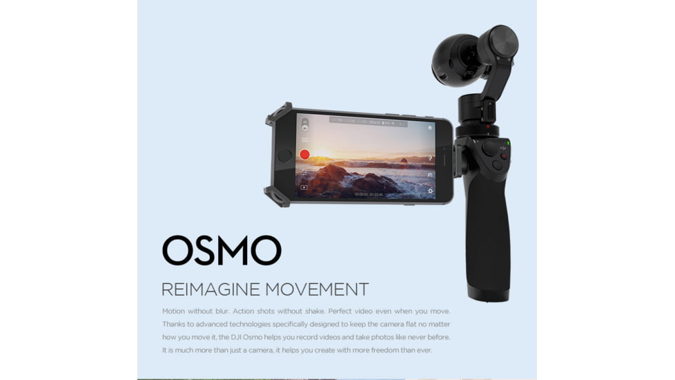 DJI Innovations Osmo Handheld X3 High Definition 4K Digital Camcorder, Black CP.ZM.000160