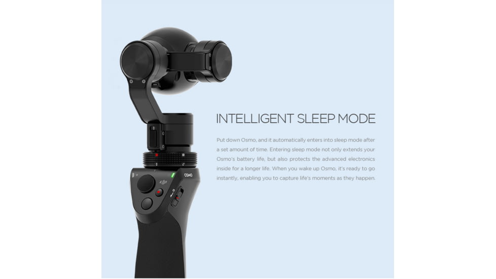 DJI Innovations Osmo Handheld X3 High Definition 4K Digital Camcorder, Black CP.ZM.000160