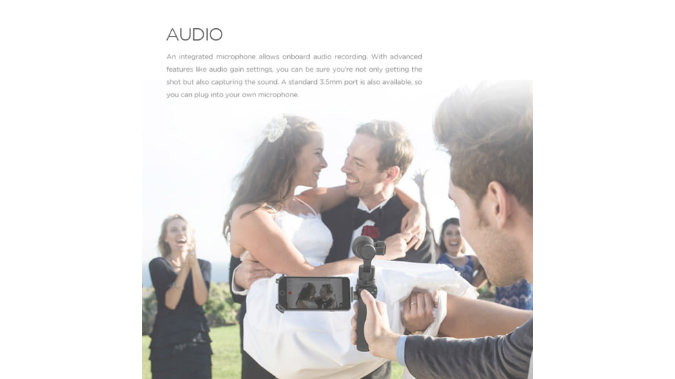 DJI Innovations Osmo Handheld X3 High Definition 4K Digital Camcorder, Black CP.ZM.000160