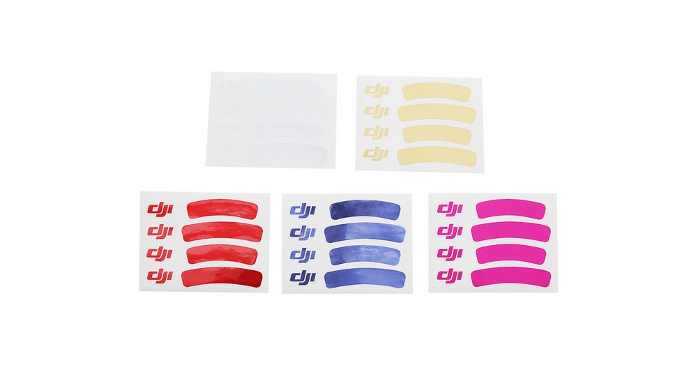 DJI Innovations Phantom 3 Part 43 Sticker Set, White DJIPH3-P43