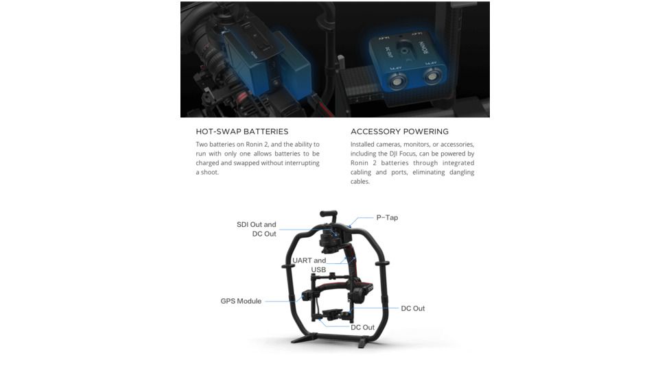DJI Innovations Ronin 2 Professional Combo, Black, CP.ZM.00000008.01