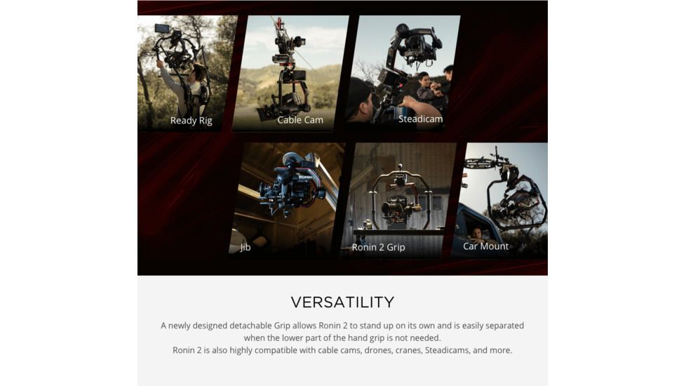 DJI Innovations Ronin 2 Professional Combo, Black, CP.ZM.00000008.01