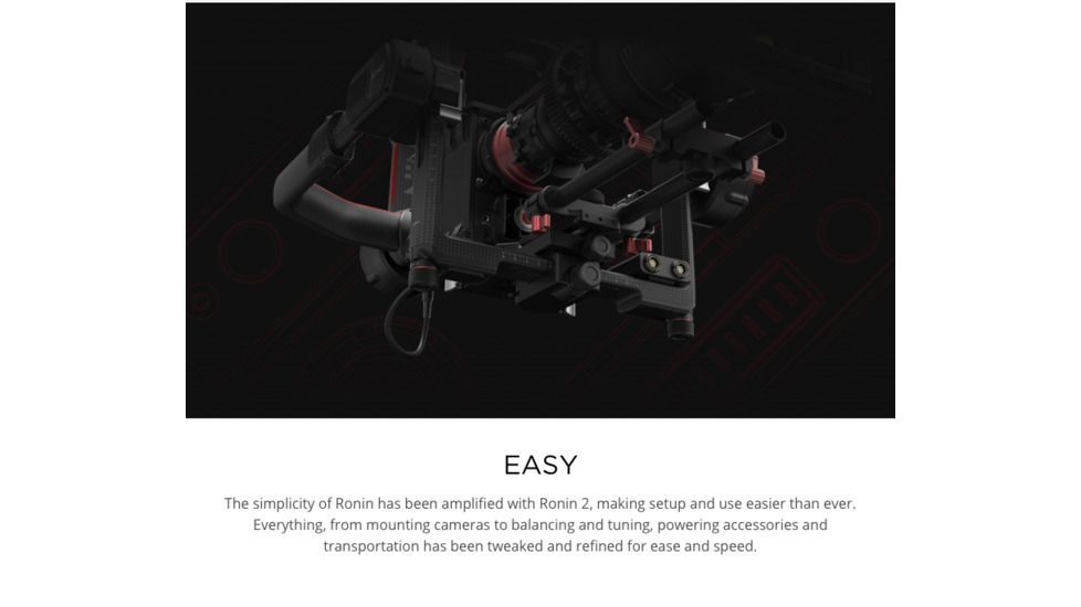 DJI Innovations Ronin 2 Professional Combo, Black, CP.ZM.00000008.01