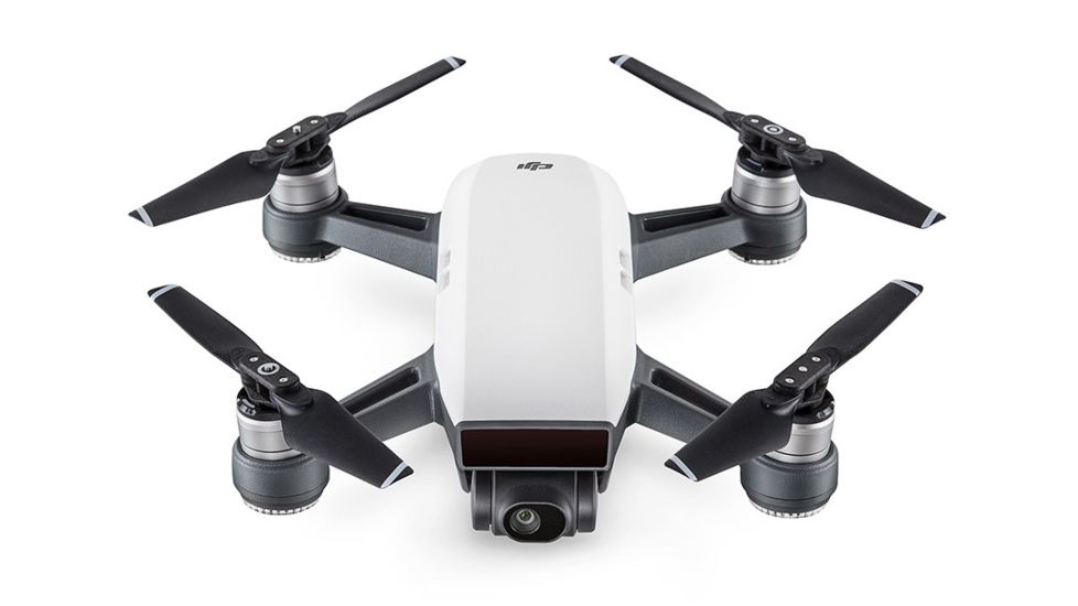 DJI Innovations Spark Fly More Combo w/ Mechanical 2-Axis Gimbal, 1/2.3in Sensor, FlightAutonomy, Flight Protection, Alpine White, CP.PT.000899