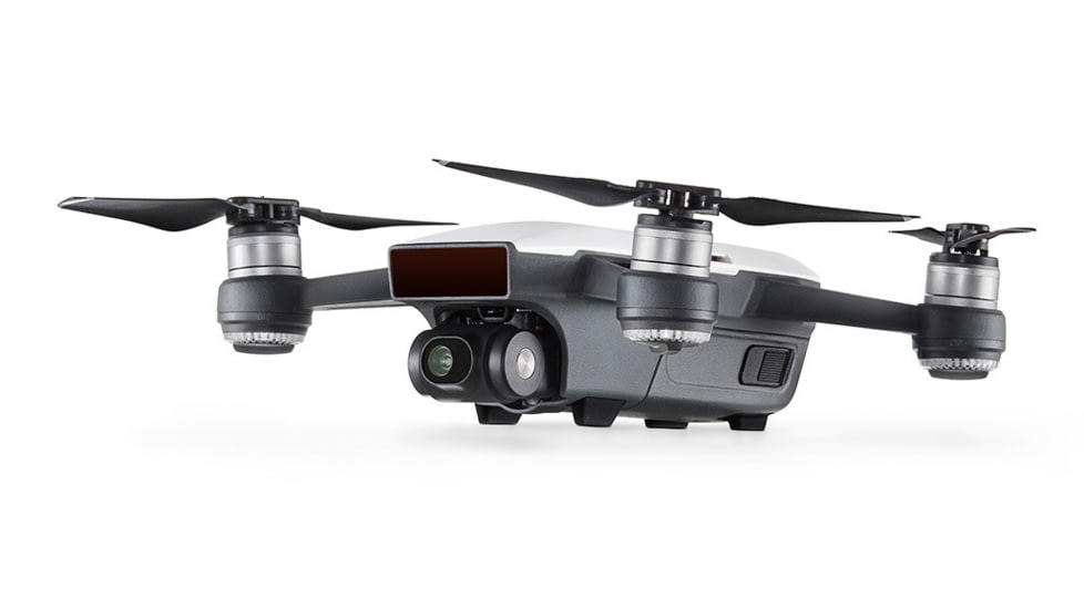 DJI Innovations Spark Fly More Combo w/ Mechanical 2-Axis Gimbal, 1/2.3in Sensor, FlightAutonomy, Flight Protection, Alpine White, CP.PT.000899