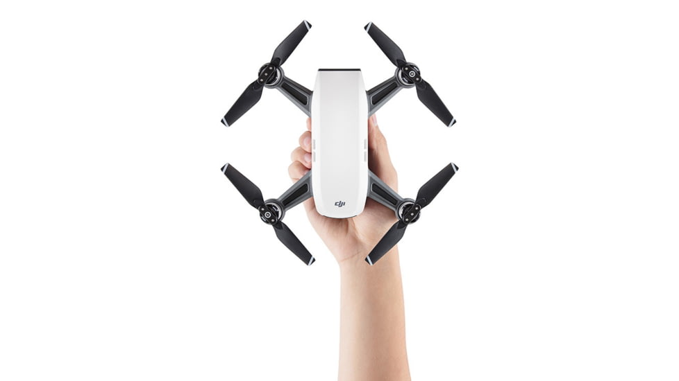 DJI Innovations Spark Fly More Combo w/ Mechanical 2-Axis Gimbal, 1/2.3in Sensor, FlightAutonomy, Flight Protection, Alpine White, CP.PT.000899