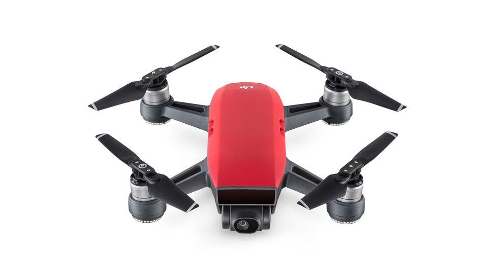 DJI Innovations Spark Fly More Combo w/ Mechanical 2-Axis Gimbal, 1/2.3in Sensor, FlightAutonomy, Flight Protection, Lava Red, CP.PT.000901