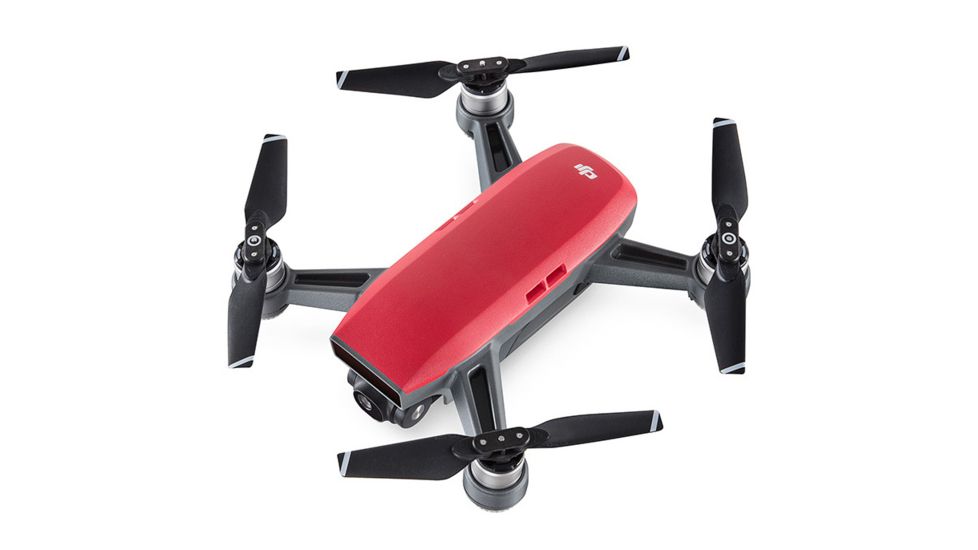 DJI Innovations Spark Fly More Combo w/ Mechanical 2-Axis Gimbal, 1/2.3in Sensor, FlightAutonomy, Flight Protection, Lava Red, CP.PT.000901