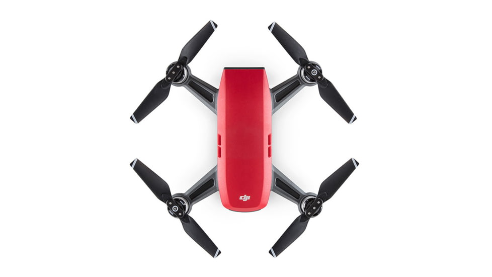 DJI Innovations Spark Fly More Combo w/ Mechanical 2-Axis Gimbal, 1/2.3in Sensor, FlightAutonomy, Flight Protection, Lava Red, CP.PT.000901