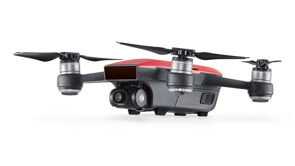 DJI Innovations Spark Fly More Combo w/ Mechanical 2-Axis Gimbal, 1/2.3in Sensor, FlightAutonomy, Flight Protection, Lava Red, CP.PT.000901