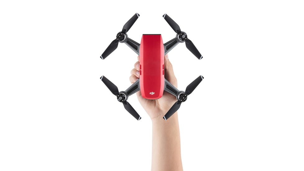 DJI Innovations Spark Fly More Combo w/ Mechanical 2-Axis Gimbal, 1/2.3in Sensor, FlightAutonomy, Flight Protection, Lava Red, CP.PT.000901