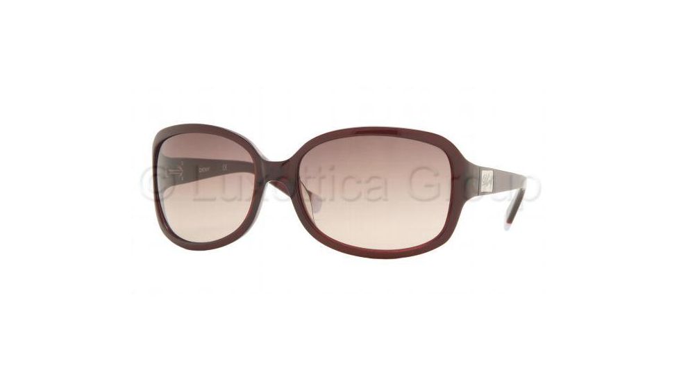 DKNY DY 4039 Sunglasses Styles - Dark Bordeaux Frame / Brown Gradient Lenses, 303013-6017