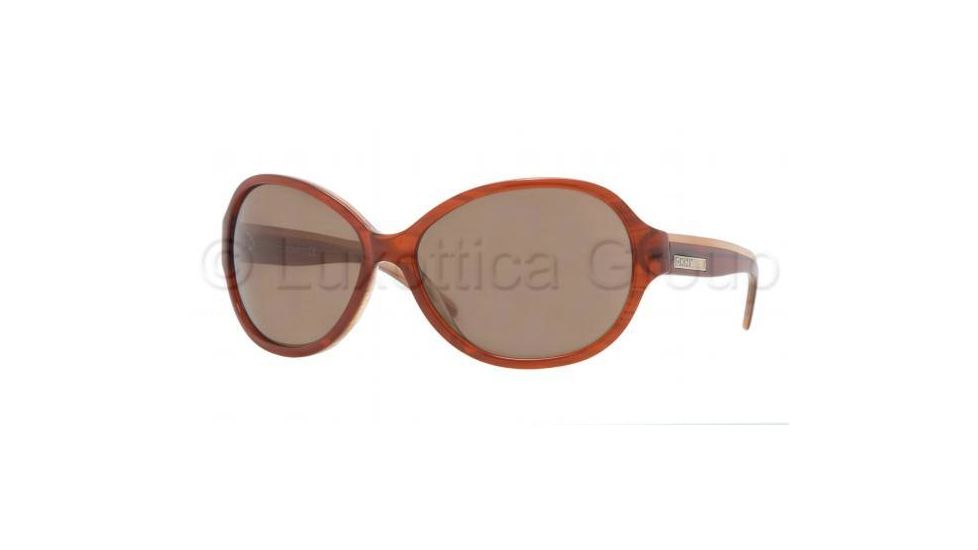 DKNY DY 4060 Sunglasses Styles Brown/Striped Cream Frame / Brown Lenses, 343173-6015, DKNY DY 4060 Sunglasses Styles Brown/Striped Cream Frame / Brown Lenses