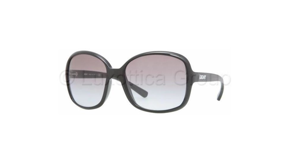 DKNY DY4076 Single Vision Prescription Sunglasses DY4076-329011-5816 - Frame Color: Black, Lens Diameter: 58 mm