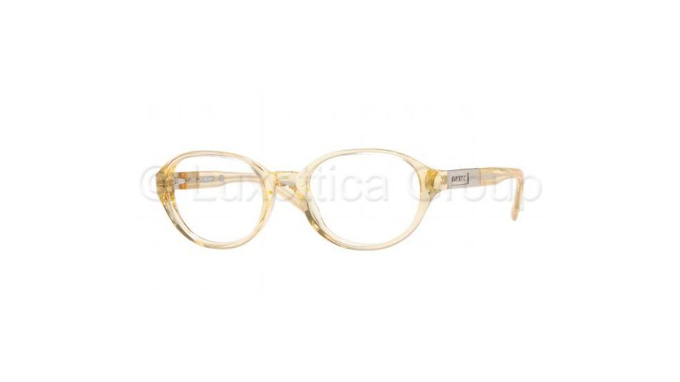 DKNY DY4568 SV Prescription Eyeglasses, Transparent Light Yellow Frame / 46 mm Prescription Lenses, 3215 4618
