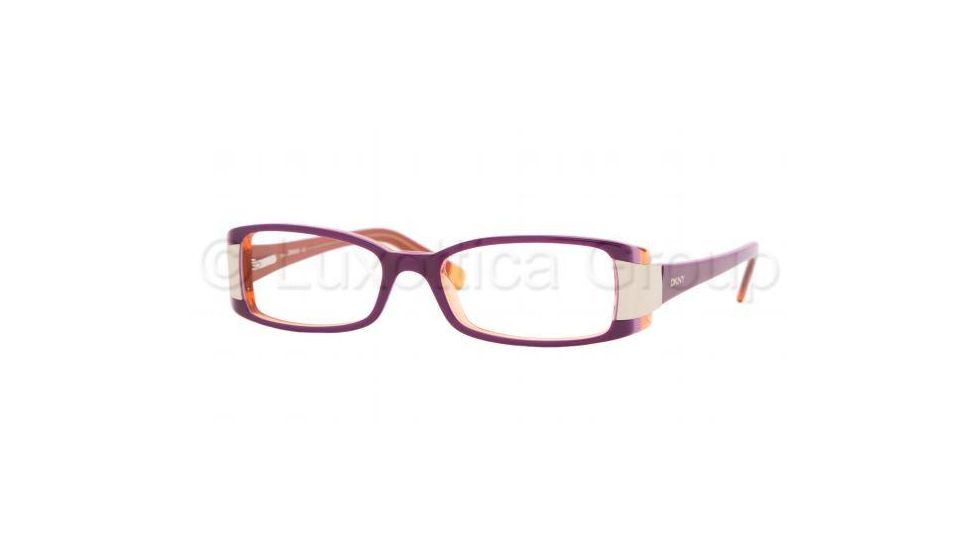 DKNY DY4576 SV Prescription Eyeglasses Violet-Lilac-Peach Frame / 49 mm Prescription Lenses, 3332-4916, Select Frame Color / Lens Diameter Violet-Lilac-Peach Frame / 49 mm Prescription Lenses