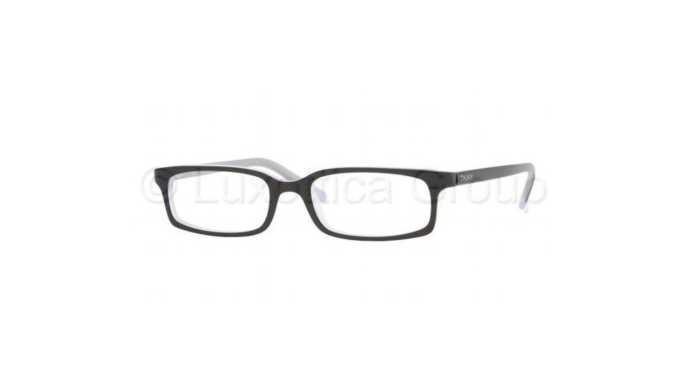DKNY DY 4582 Eyeglasses Styles Black-Ice Frame w/Non-Rx 50 mm Diameter Lenses, 3360-5017