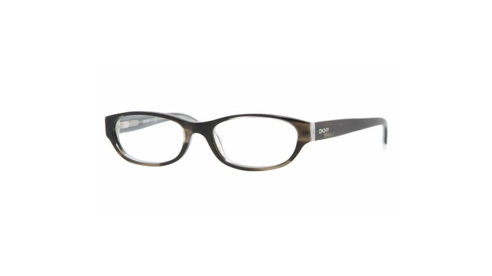 DKNY DY4591 Bifocal Eyeglasses - Top Dark Green Striped Demo Lens Frame / 50 mm Prescription Lenses, 3276-5016