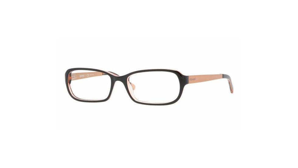 DKNY DY4595 Progressive Eyeglasses Black/Orange Frame / 50 mm Prescription Lenses, 3442-5016