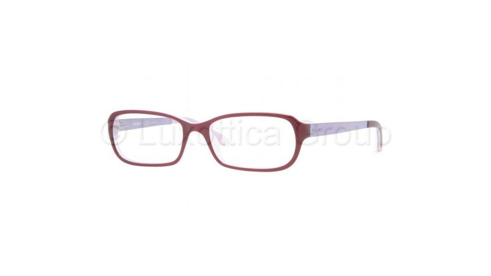 DKNY DY4595 Progressive Eyeglasses Violet/Lilac/Transparent Lilac Frame / 52 mm Prescription Lenses, 3407-5216