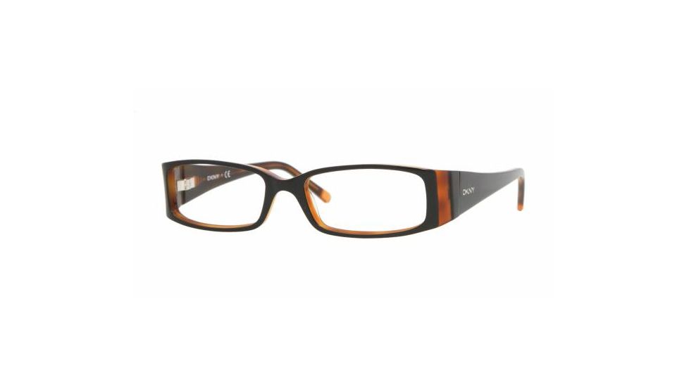 DKNY DY4599 Bifocal Eyeglasses - Top Black Orange Frame / 49 mm Prescription Lenses, 3248-4916