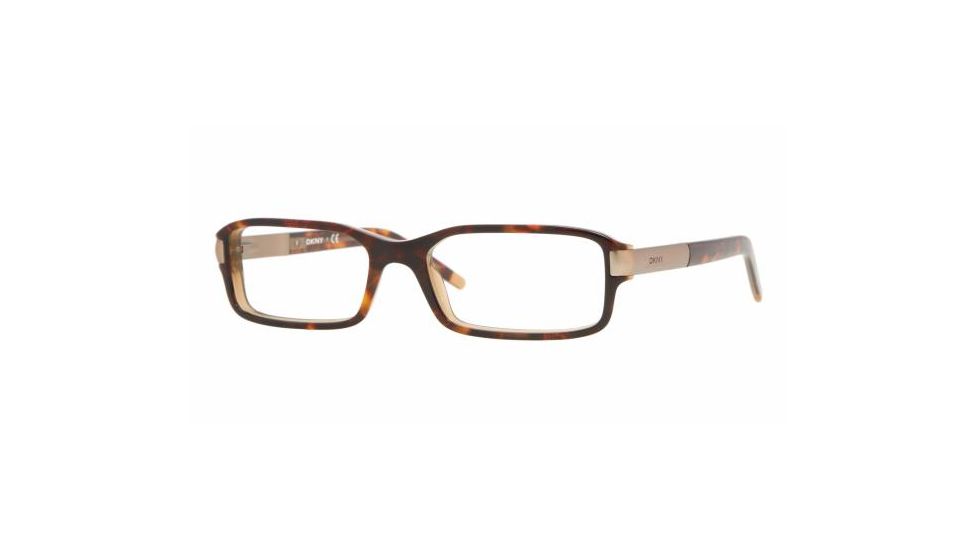 DKNY DY4604 Progressive Eyeglasses, Top Havana On Hazelnut Demo Lens Frame / 51 mm Prescription Lenses, 3456-5117