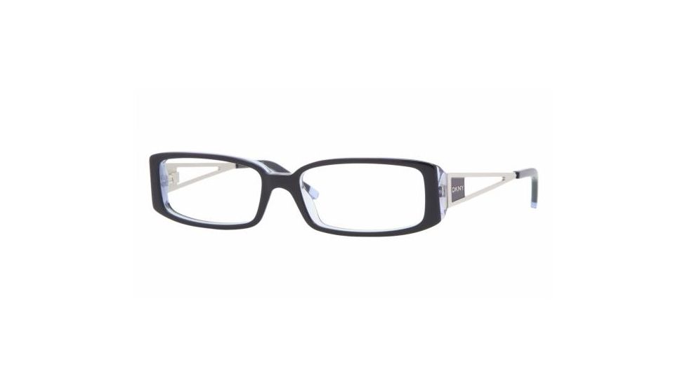 DKNY DY4607 SV Prescription Eyeglasses - Blue Crystal Demo Lens Frame / 50 mm Prescription Lenses, 3481-5015