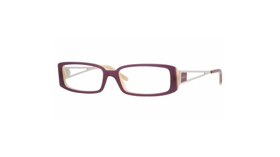 DKNY DY4607 SV Prescription Eyeglasses - Violet/Beige Demo Lens Frame / 52 mm Prescription Lenses, 3480-5215
