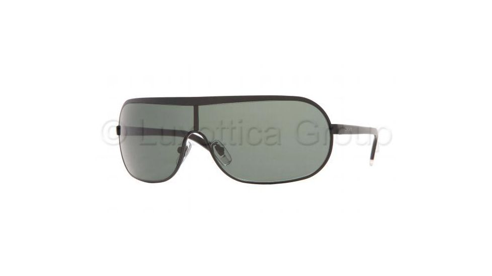 DKNY DY 5033 Sunglasses Styles -  Matte Black Frame / Gray Green Lenses, 100471-0135