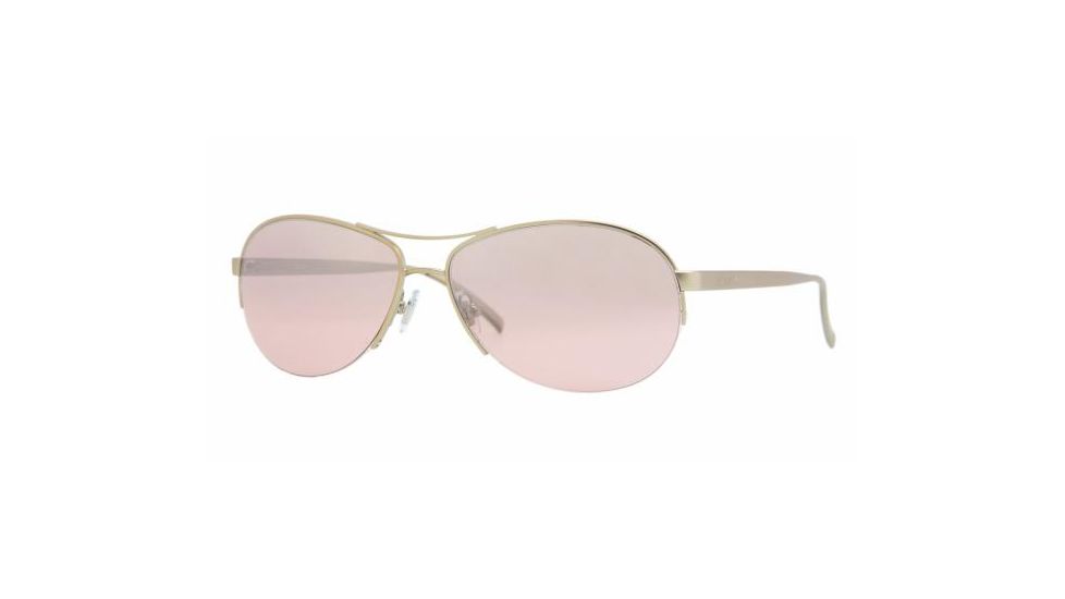 DKNY DY 5061 Sunglasses Styles - Matte Pale Gold Pink Mirror Silver Gradient Frame, 11537E-5814