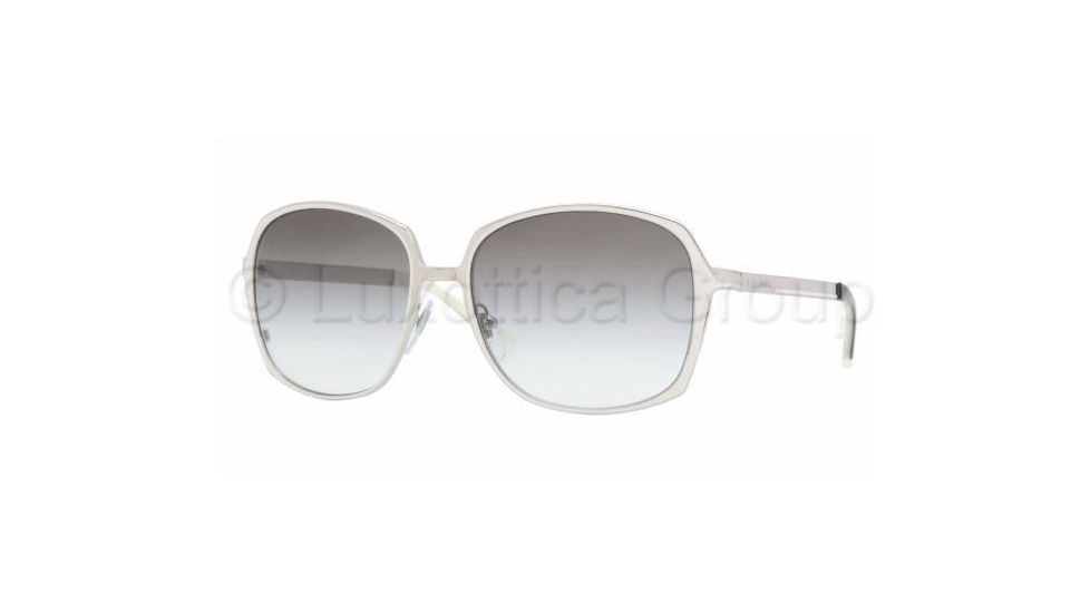 DKNY DY5062 Single Vision Prescription Sunglasses DY5062-11578E-5516 - Lens Diameter: 55 mm, Frame Color: Silver