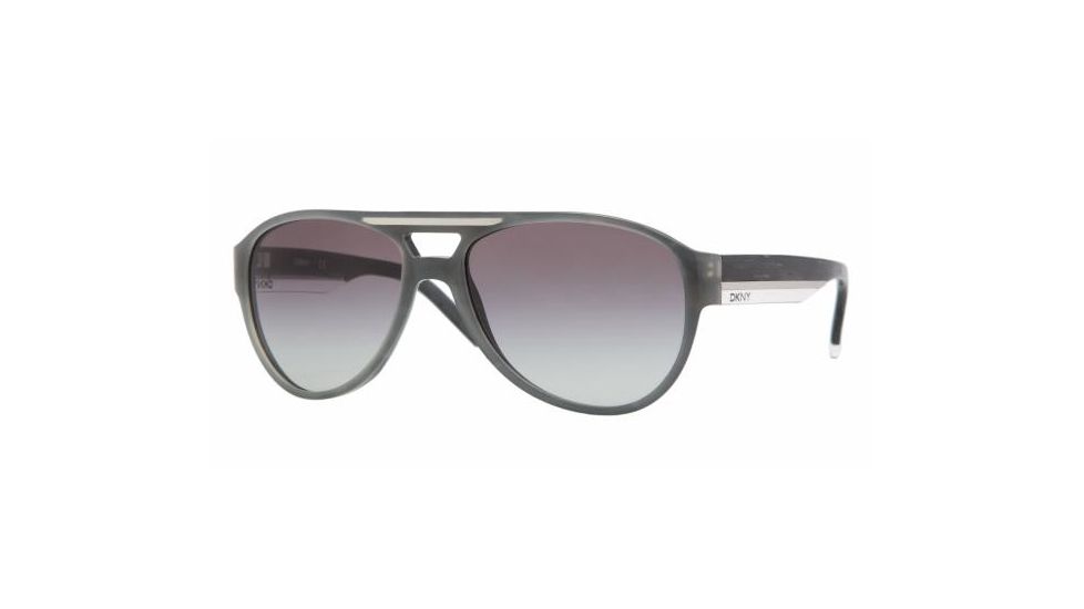 DKNY DY4071 #305111 - Top Gray Striped Black Gray Gradient Frame