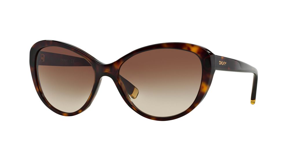 DKNY DY4084 Single Vision Prescription Sunglasses DY4084-301613-5716 - Lens Diameter 57 mm, Frame Color Dark Tortoise