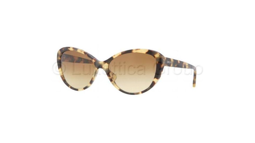 DKNY DY4084 Single Vision Prescription Sunglasses DY4084-33272L-5716 - Lens Diameter 57 mm, Frame Color Honey Tortoise