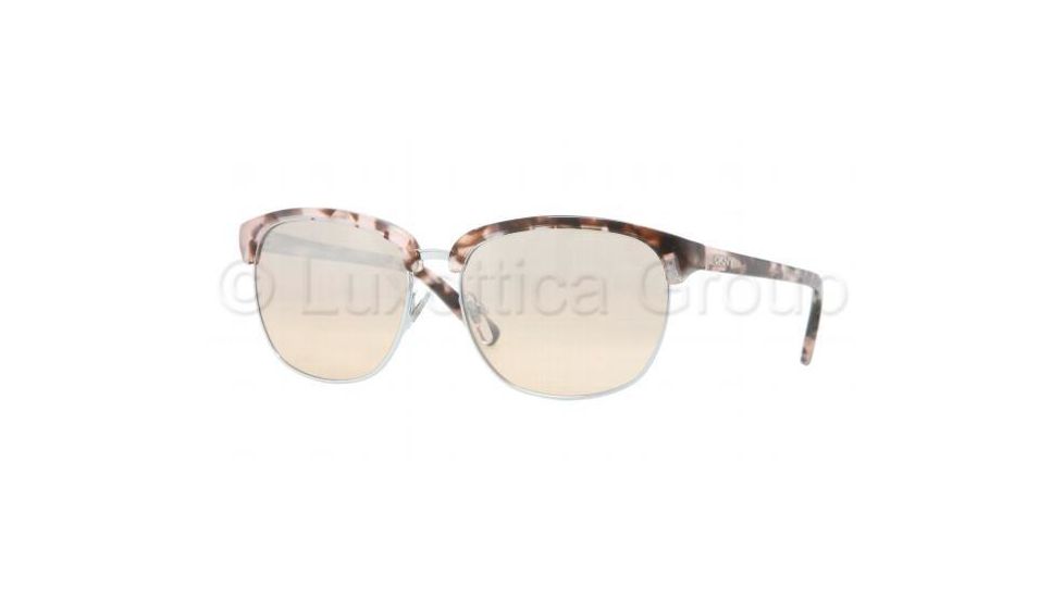 DKNY DY4091 Sunglasses 35483D-5716 - Pink Tortoise Frame, Mirror Silver Gradient Lenses