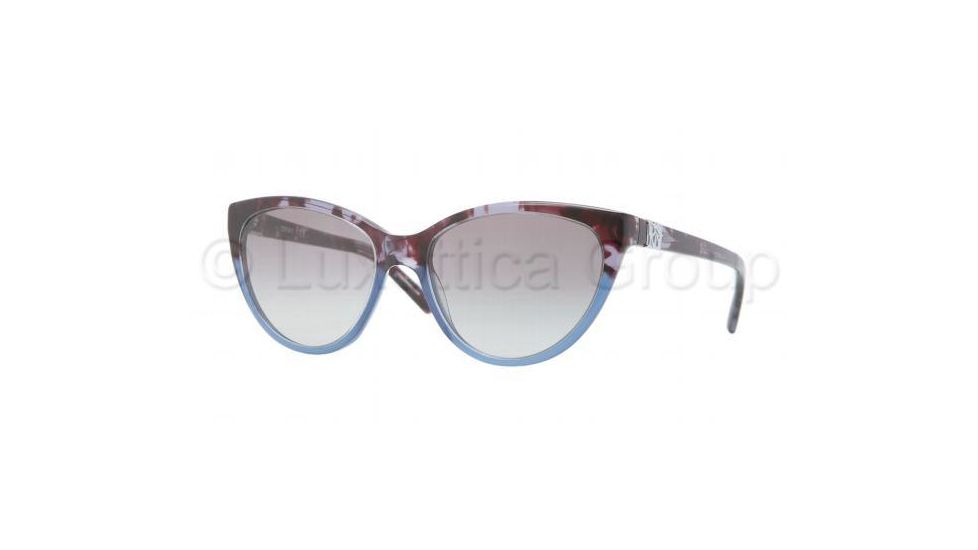 DKNY DY4095 Progressive Prescription Sunglasses DY4095-355511-5417 - Lens Diameter 54 mm, Frame Color Blue Havana