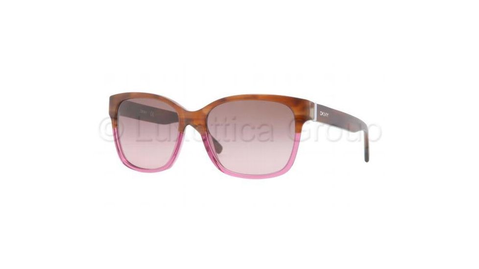 DKNY DY4096 Bifocal Prescription Sunglasses DY4096-357614-5617 - Lens Diameter 56 mm, Frame Color Brown Horn