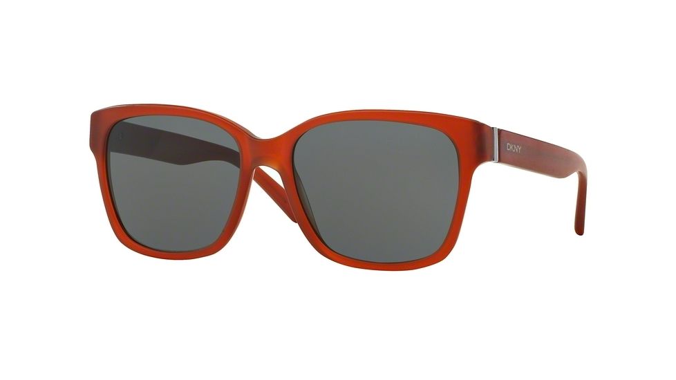 DKNY DY4096 Bifocal Prescription Sunglasses DY4096-368187-56 - Lens Diameter 56 mm, Frame Color Brown Burnt