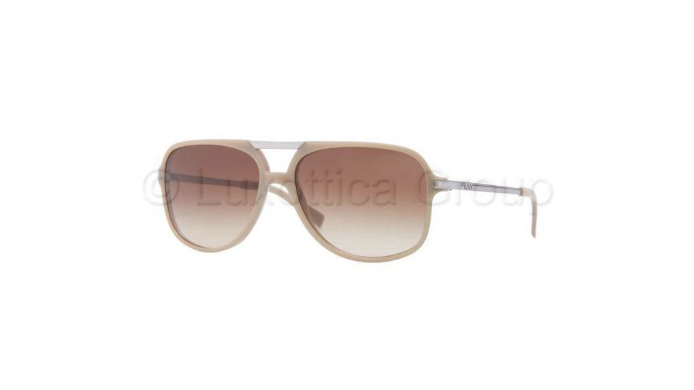 DKNY DY4099 Bifocal Prescription Sunglasses DY4099-352113-5916 - Lens Diameter 59 mm, Frame Color Beige/Gray