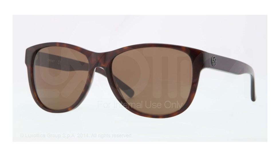 DKNY DY4106 Sunglasses 301673-58 - Dark Tortoise Frame, Brown Lenses