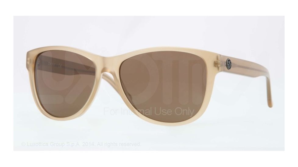DKNY DY4106 Sunglasses 349473-58 - Beige Frame, Brown Lenses