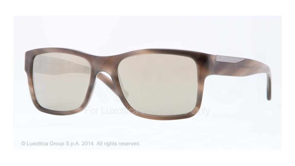 DKNY DY4108 Single Vision Prescription Sunglasses DY4108-30145A-55 - Lens Diameter 55 mm, Frame Color Mushroom