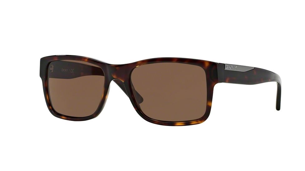 DKNY DY4108 Single Vision Prescription Sunglasses DY4108-301673-55 - Lens Diameter 55 mm, Frame Color Dark Tortoise