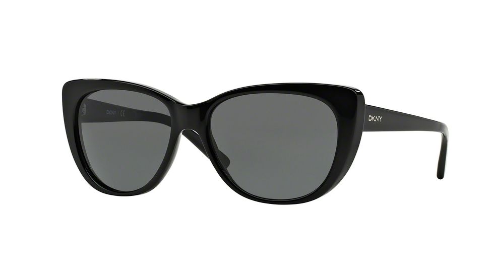 DKNY DY4109 Progressive Prescription Sunglasses DY4109-300187-56 - Lens Diameter 56 mm, Frame Color Black