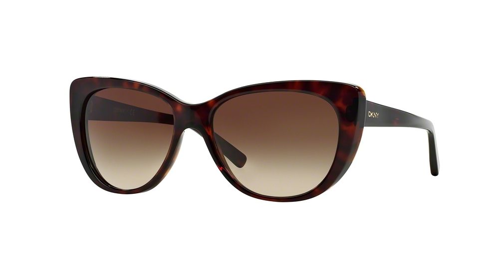 DKNY DY4109 Progressive Prescription Sunglasses DY4109-301613-56 - Lens Diameter 56 mm, Frame Color Dark Tortoise